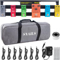 Guitar Pedal Board with Isolated Power Supply and Accessories