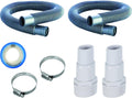 FibroPool 1 1/2ft Swimming Pool Filter Hose Replacement Kit - Complete