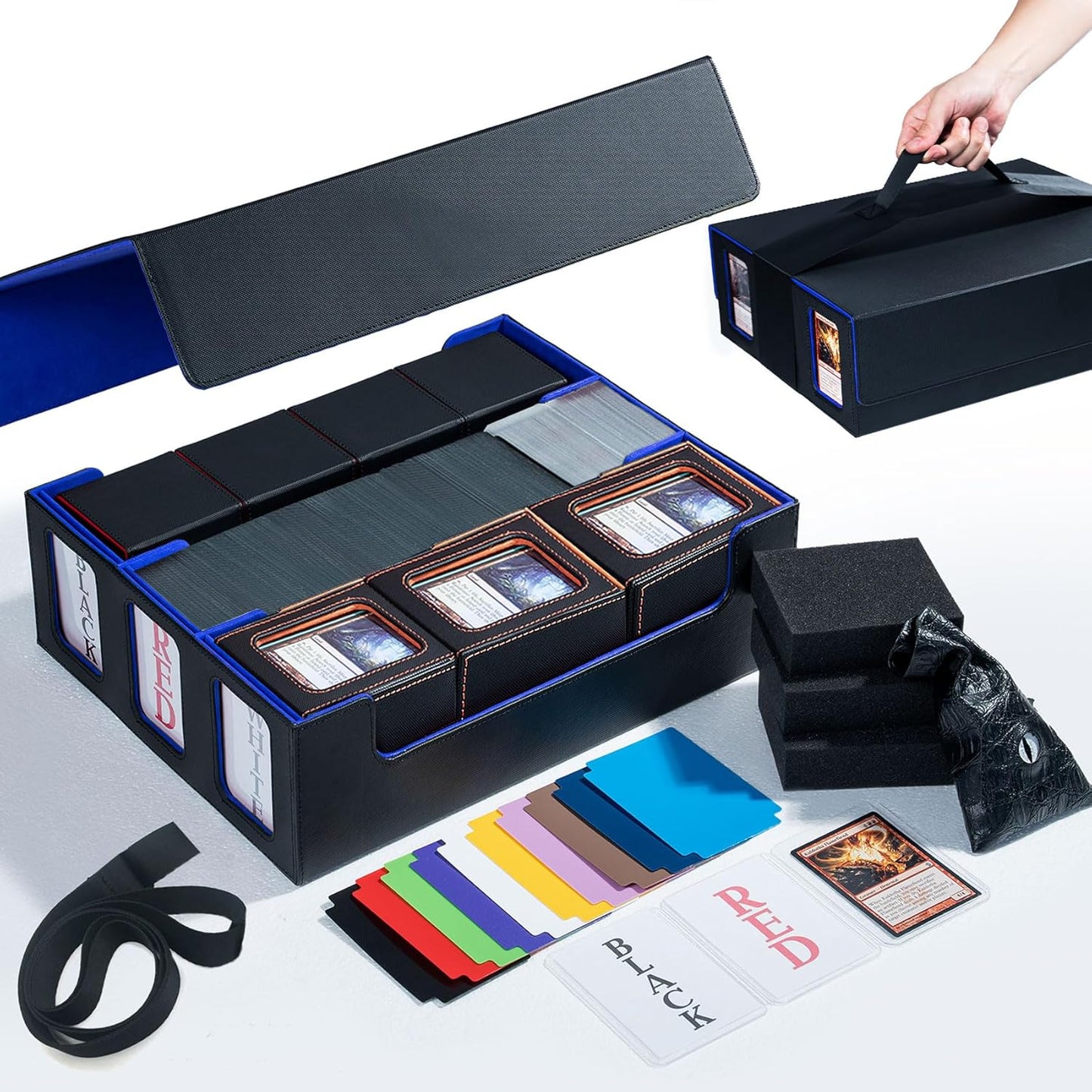 Extra Large Card Storage Box for 3600+ Cards - Perfect for TCG