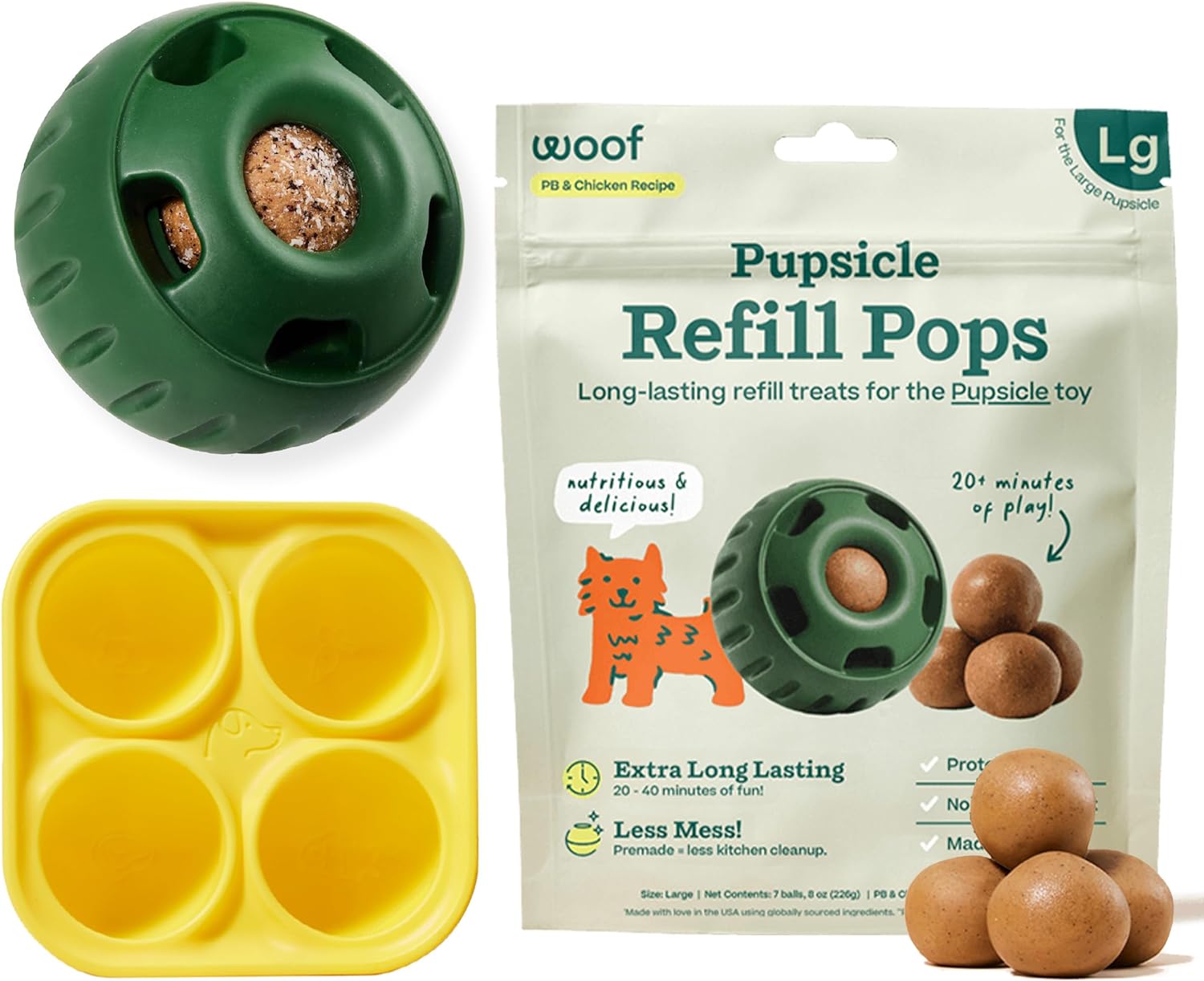 WOOF Starter Pack for Interactive Dog Toys and Treats