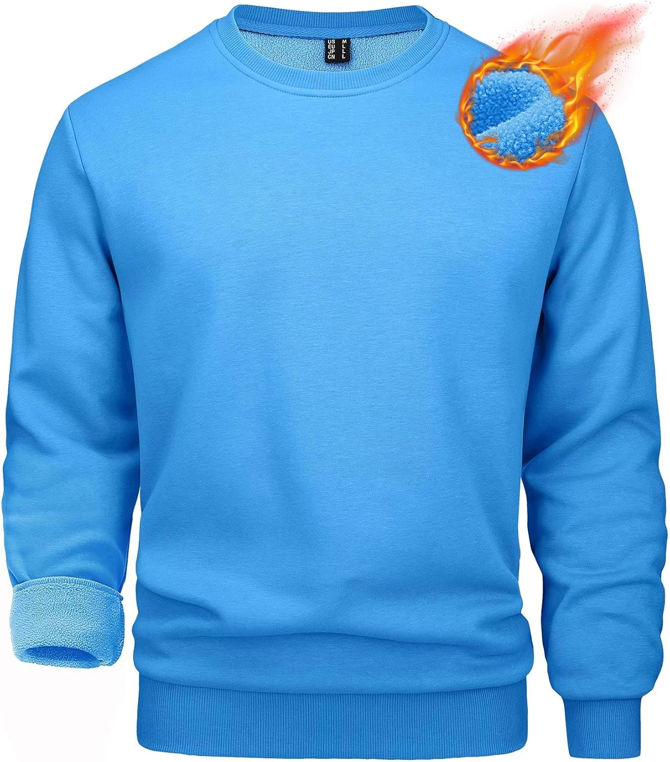 MAGCOMSEN Men's Crewneck Sweatshirt for Casual Warmth and Comfort