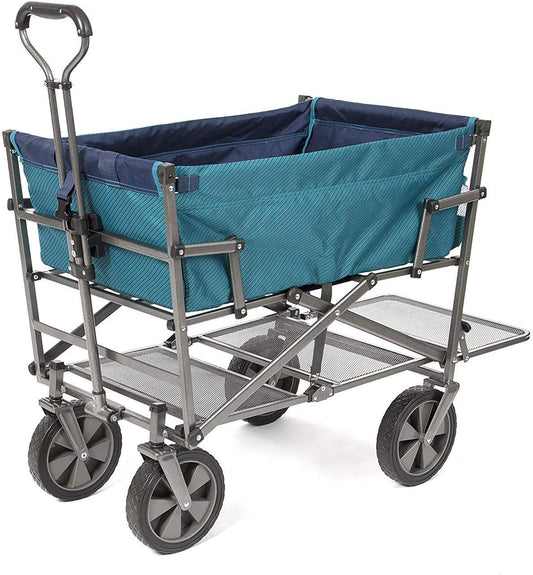 MacSports Double Decker Heavy Duty Foldable Sports Wagon