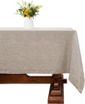 Linen Tablecloth 90x90 in 100% French Linen - Soft, Thick Square