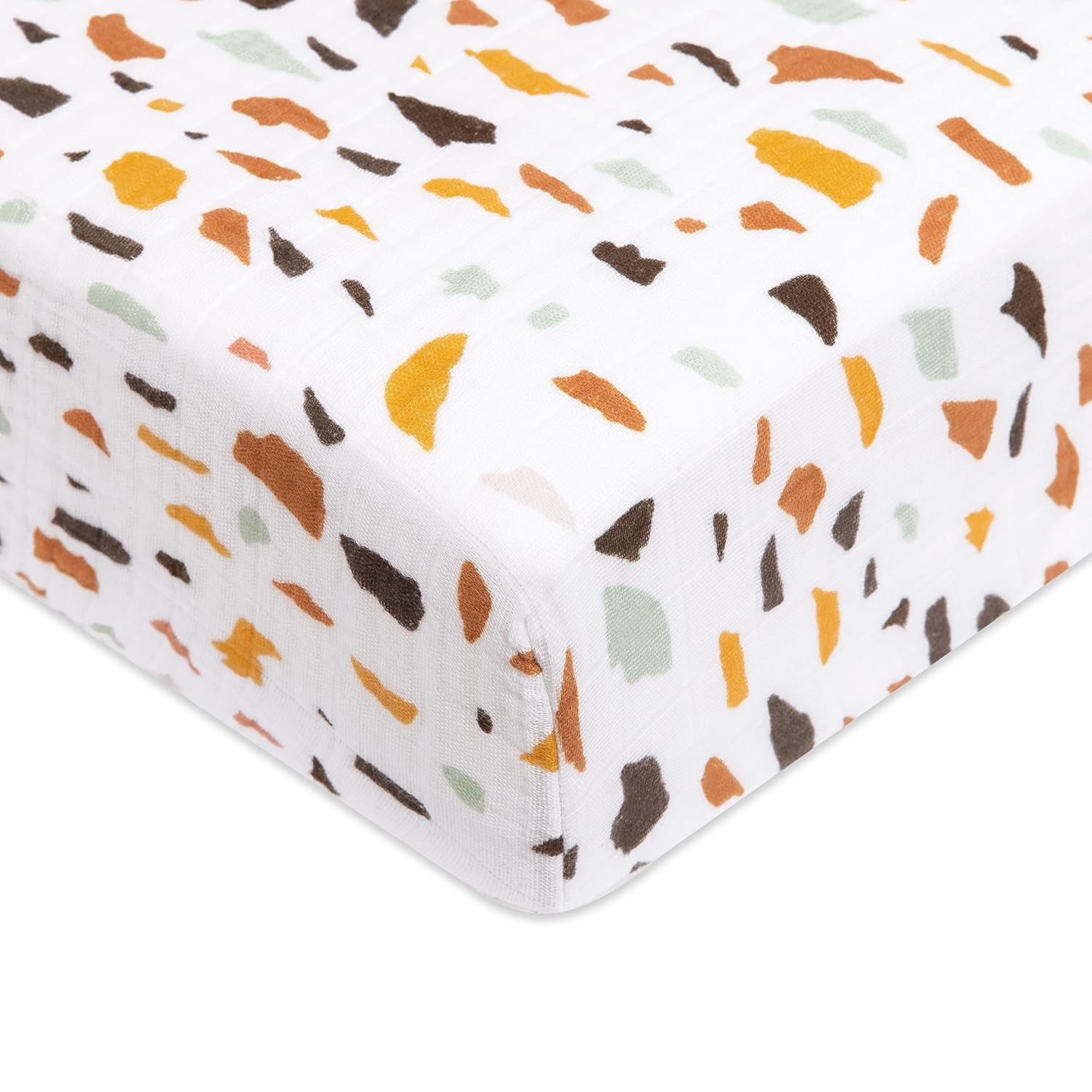 Babyletto 100% Organic Cotton Crib Sheet - Ultra-Soft Muslin