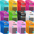Pocket Size Mini Calculator 36 Pack - Compact Dual Power Set