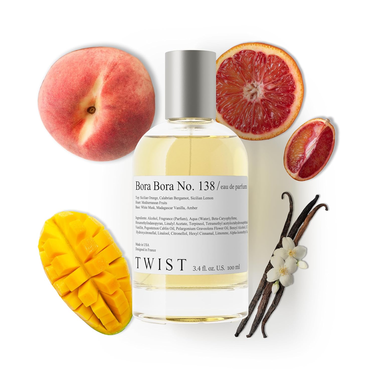Twist Bora Bora No. 138 - Long-Lasting Unisex Eau De Parfum