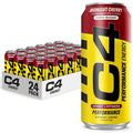 C4 Energy Carbonated Zero Sugar Energy Drink, Midnight Cherry - 200mg