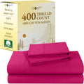 California Design Den Queen Bed Sheets Set - 400 TC Sateen