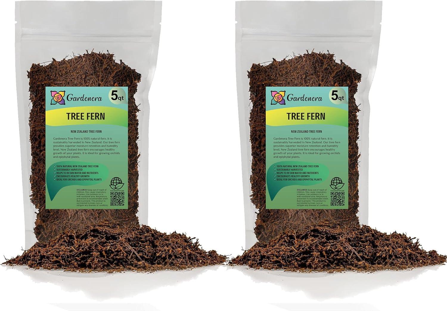 Premium New Zealand Tree Fern for Orchids and Epiphytes - 10 Quart