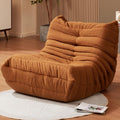 Bean Bag Chair Brown Teddy Memory Foam Fireside Sofa - Plush Comfort