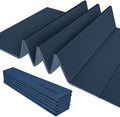 Foldable Yoga Exercise Mat - Lightweight POE Mat for Home Workouts
