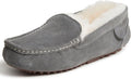 Women's Mel Moccasin Shearing Slipper - Memory Foam Suede Loafer