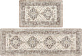 Anti Fatigue Kitchen Mat Set of 2 - Cushioned Non Slip Comfort