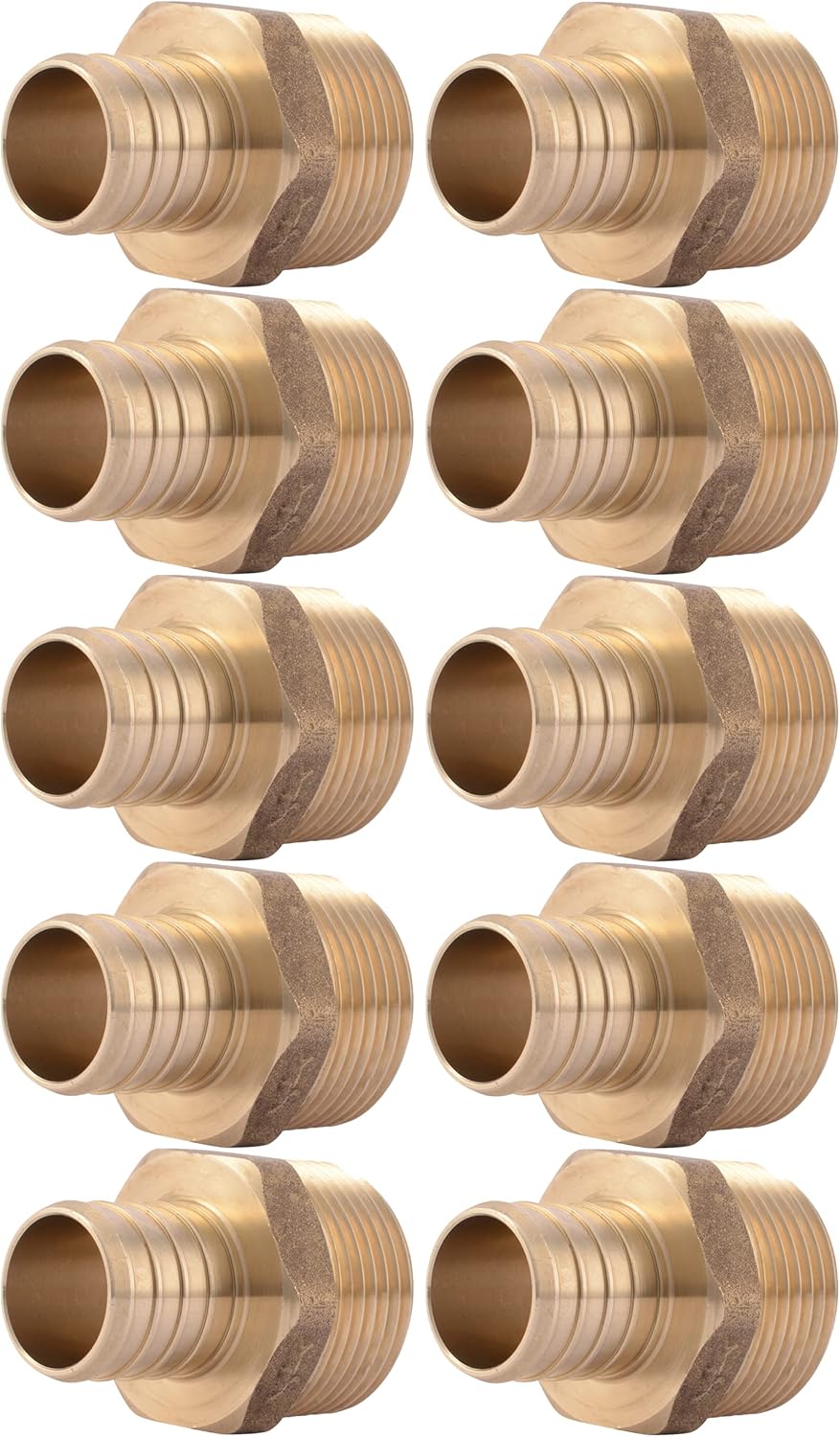 SharkBite 1 Inch Crimp Male Adapter for PEX and Copper Pipes