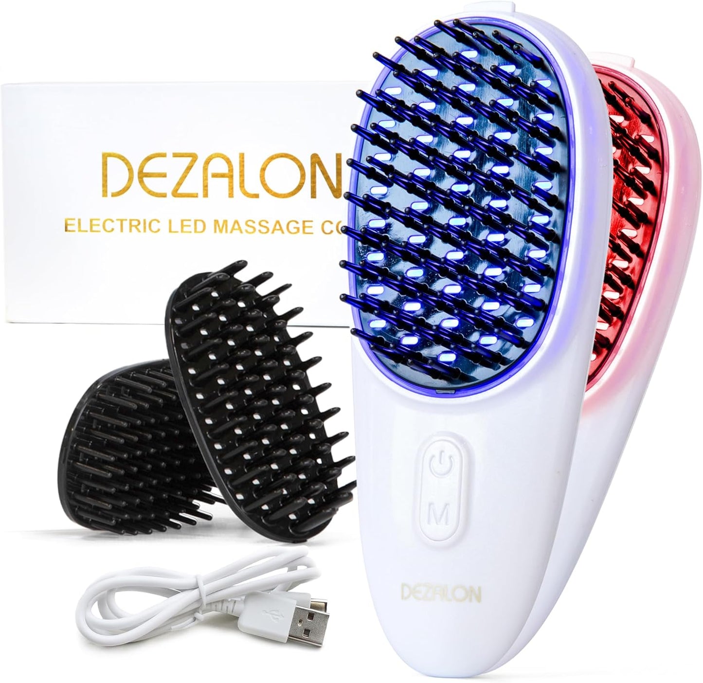 Hair Growth Comb with Red Light Therapy for Thicker Hair