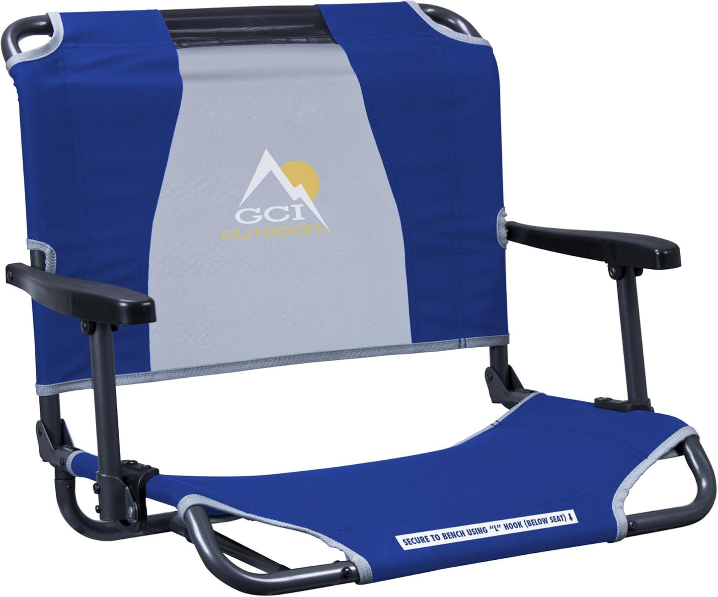 GCI Outdoor Comfort Chair: Portable Stadium Seat with Back Support