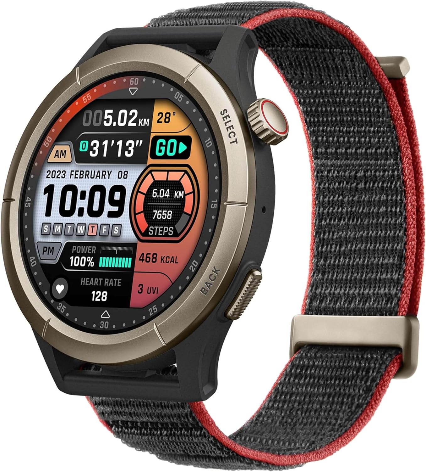 Amazfit Cheetah Pro Running Smart Watch with Dual-Band GPS