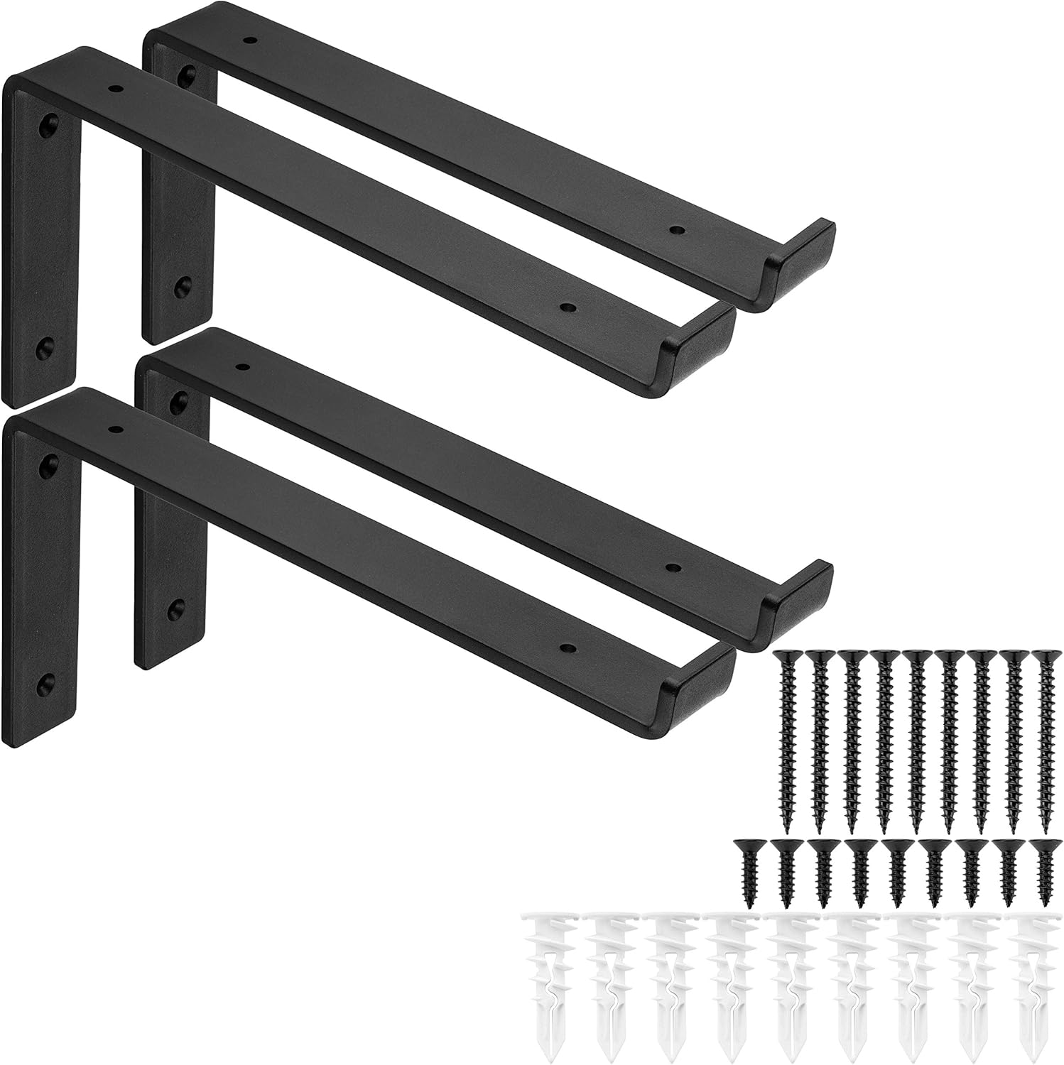 Premium Heavy-Duty Shelf Brackets for Rustic Industrial Style