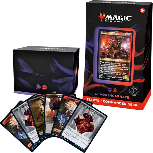 Magic The Gathering Starter Commander Deck Chaos Incarnate Review