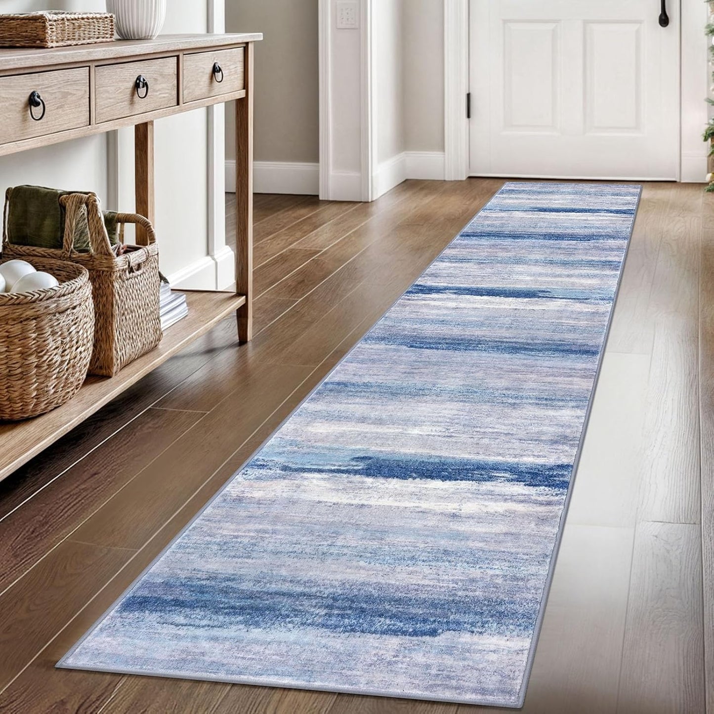KOZYFLY Modern Abstract Hallway Runner Rug for Stylish Spaces