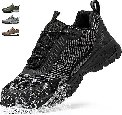 Ulogu Waterproof Steel Toe Shoes for Men - Comfy & Lightweight