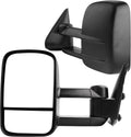 AUTOSAVER88 Manual Telescoping Towing Mirrors for Chevy/GMC - Tow