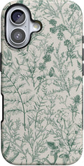 Casely iPhone 17 Case Sage Garden - Bold Protective Floral Case