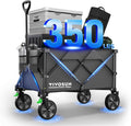 VIVOSUN Heavy Duty Collapsible Folding Wagon - 350 lb Utility Cart