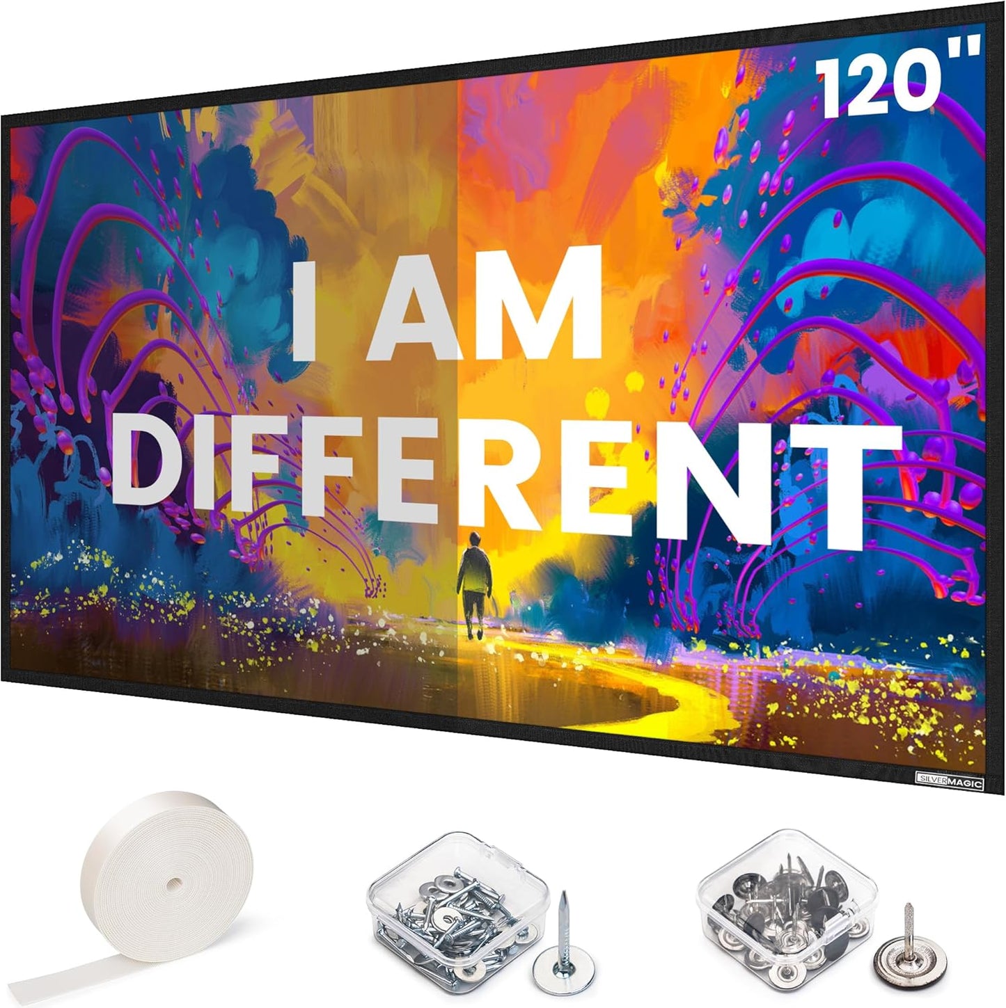Enhanced 120 ALR Projector Screen for High Brightness
