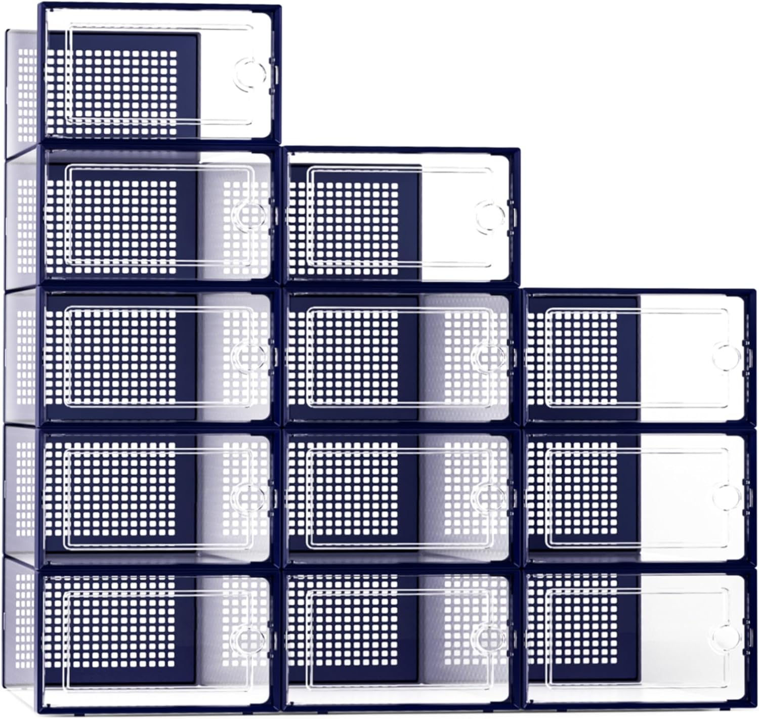 Kuject X-Large Shoe Storage Boxes Organizers for Sneaker Lovers