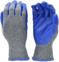 String Knit Palm Latex Dipped Work Gloves - Durable General Use