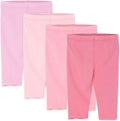 Organic Cotton Leggings 4-Pack for Baby Girls - Soft Everyday Set