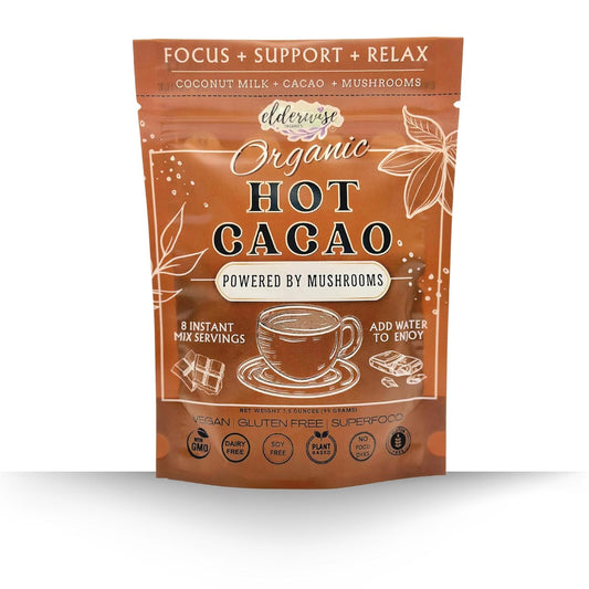 Mushroom-Infused Hot Cacao | Caffeine-Free Delight