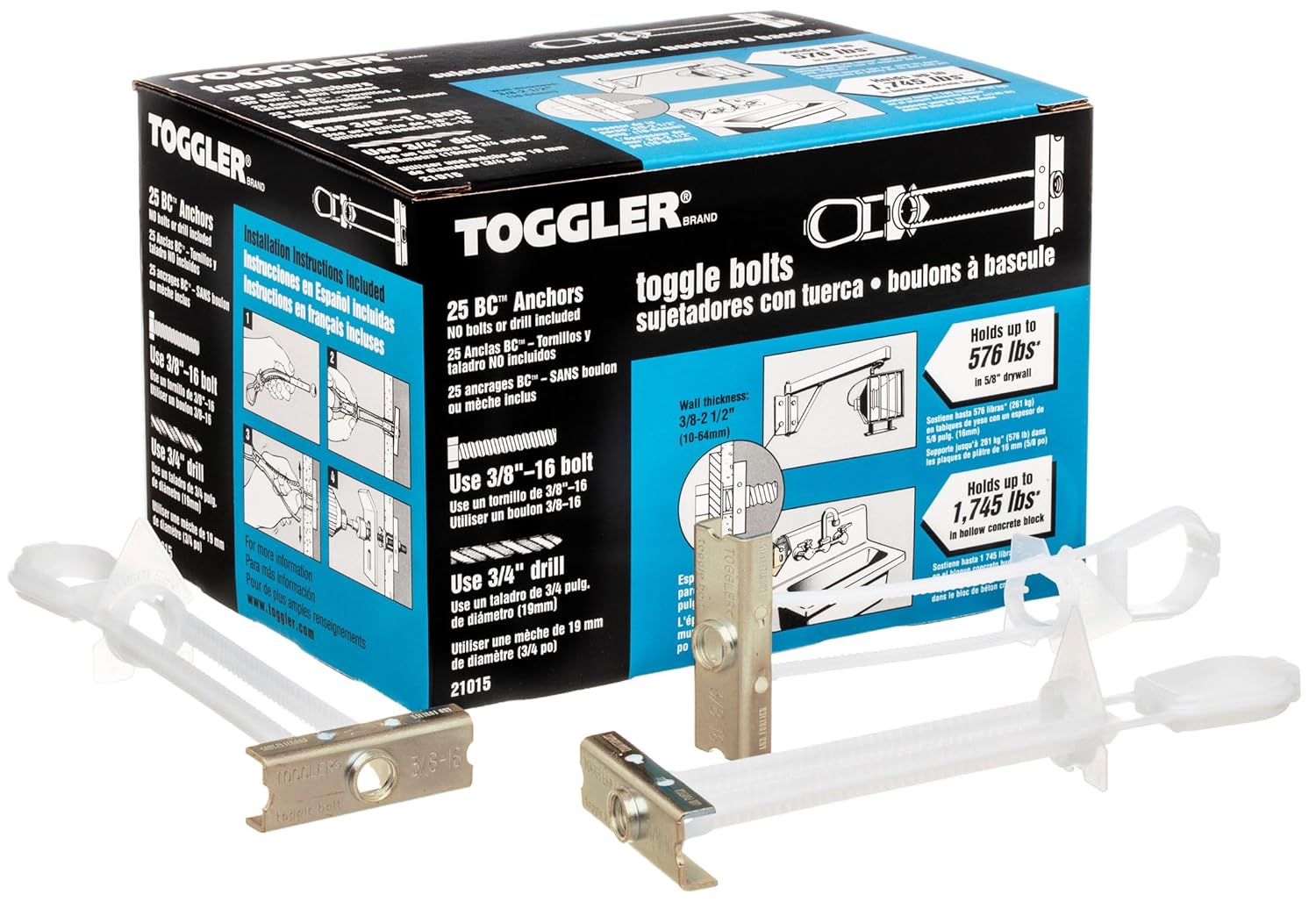 TOGGLER SNAPTOGGLE BC Toggle Anchor for Secure Mounting