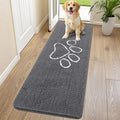 Smiry Dog Door Mat for Muddy Paws 70x24 in - Absorbent Chenille Entry