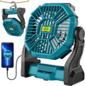 Battery Powered Fan Rechargeable Camping Fan 270 Rotation - Compact