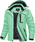 MAGCOMSEN Womens Ski Jacket Waterproof Insulated Snow