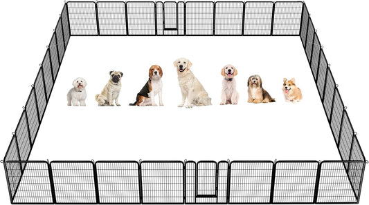 Yaheetech Dog Playpen Indoor and Outdoor for Safe Pet Play
