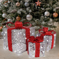 Lighted Gift Box Set of 3 by meetjoyancy for Christmas