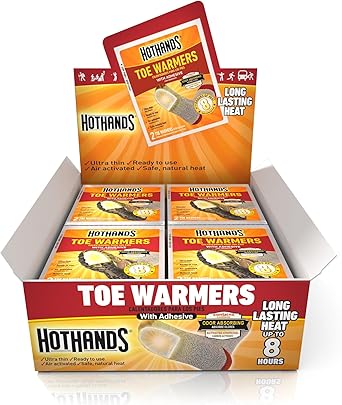 HotHands Toe Warmers 40 Pair - Safe and Long-Lasting Heat