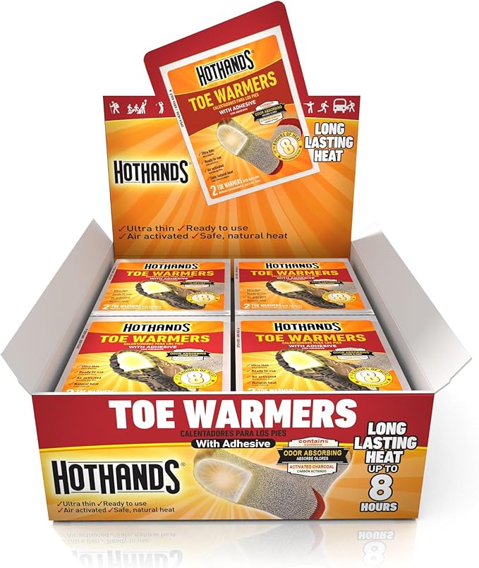 HotHands Toe Warmers 40 Pair for Ultimate Comfort and Warmth