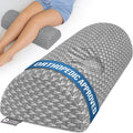 Knee Pillow for Back Sleeping - Memory Foam Half Moon Bolster