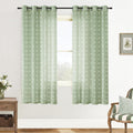 Cute Sheer Curtains 72 Inches Long for Living Room and Bedroom