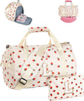 Tween Girl Gifts Trendy Stuff Personalized Gym Bag Set - Initial L