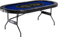 Barrington Poker Folding Poker Table Top - 10-Player Casino Style