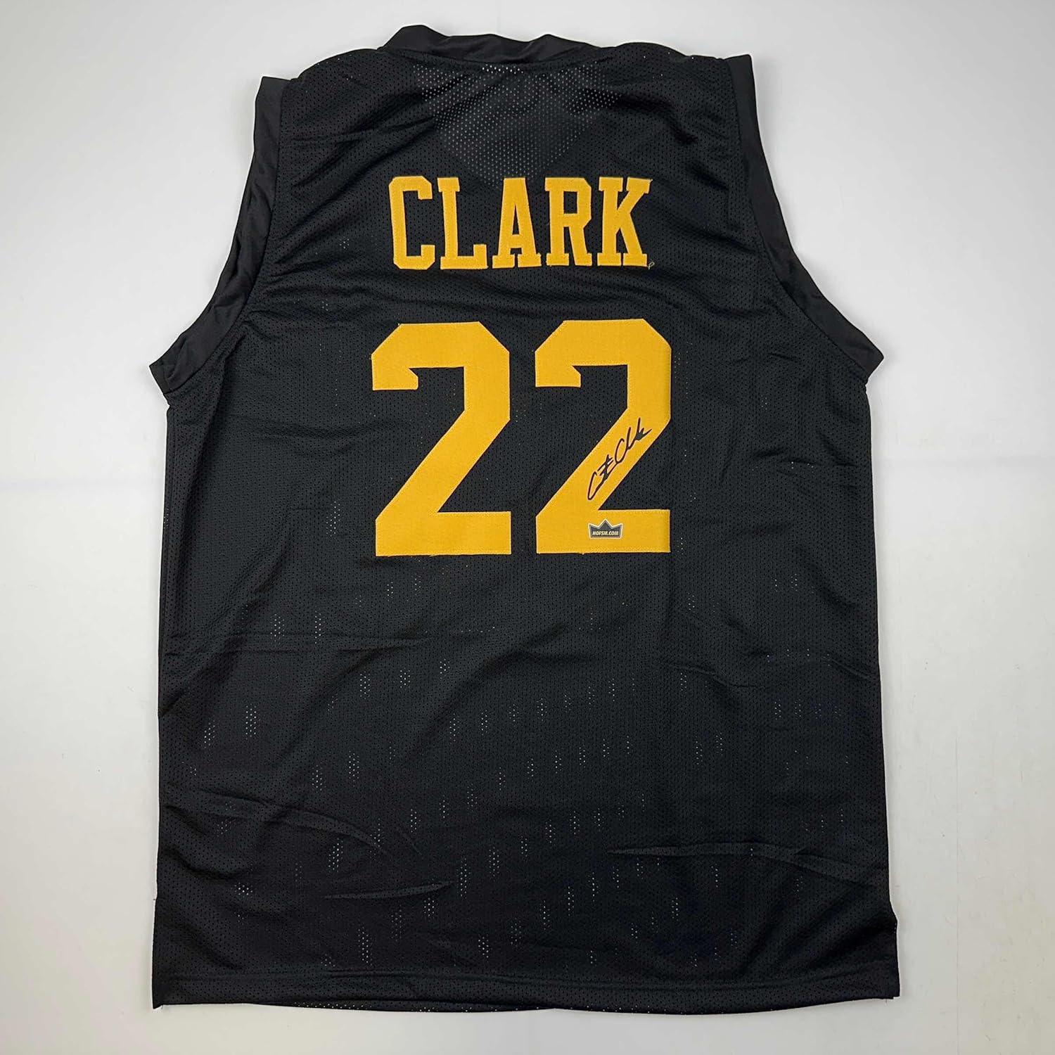 Facsimile Autographed Caitlin Clark Iowa Black Jersey XL