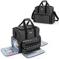Nail Polish Organizer Holds 80 Bottles and UV Lamp - Portable Case