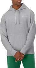 Champion Men's Fleece Script Logo Hoodie (Reg. and Big & Tall)