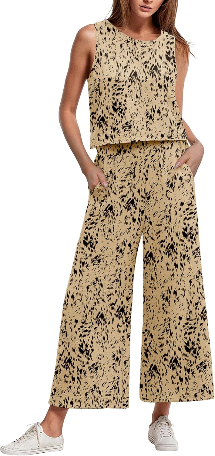 IWOLLENCE Women's Summer 2 Piece Outfits Set for Stylish Comfort