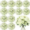 Geosar 16 Bundles Artificial Peonies Bouquet - Full Faux Peony Set